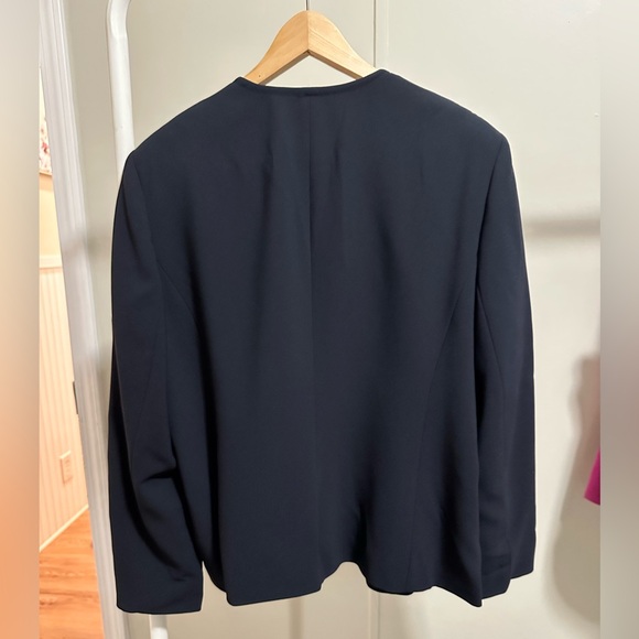 Jones New York Platinum Women’s black full zip blazer jacket size 16 - Picture 6 of 6